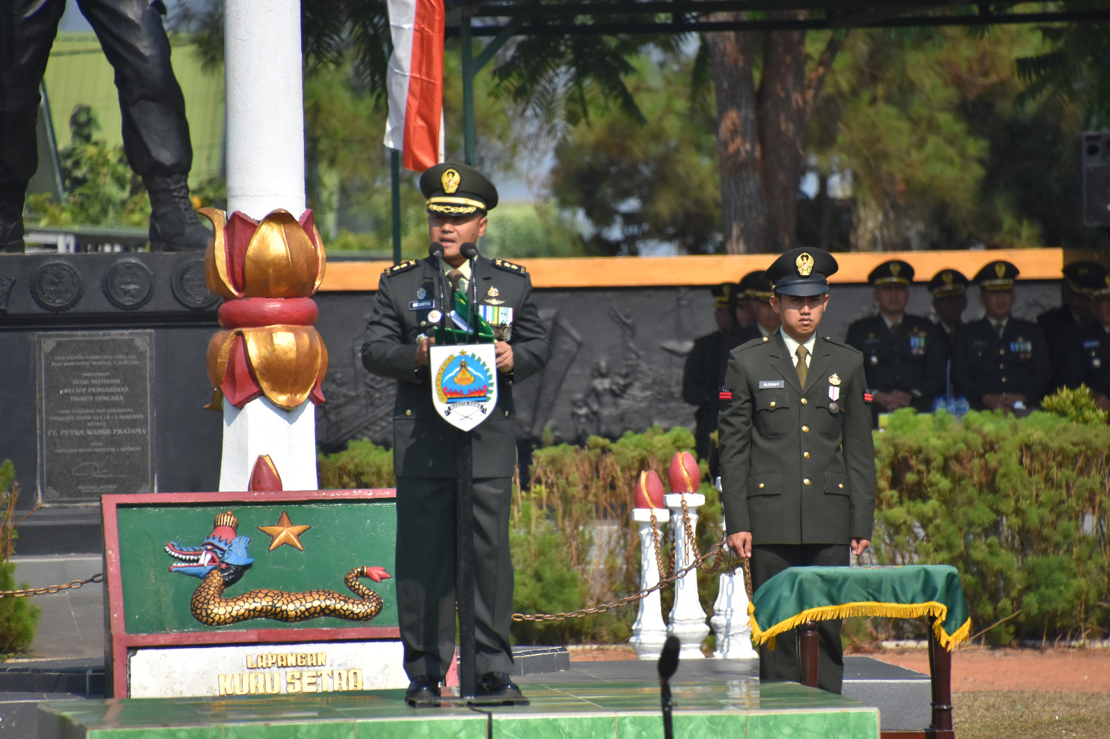 Korem 073/Makutarama Gelar Upacara Peringatan HUT ke-78 TNI Tahun 2023
